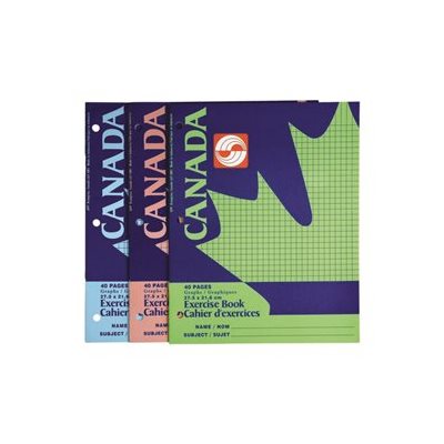 CAHIER QUADRILLÉ 4C / 1" 40 PAGES