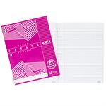 CAHIER CANADA LG 40 PAGES LIGNÉ ROSE
