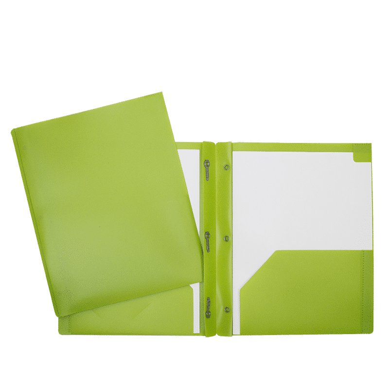DUO-TANG POCHETTE PLASTIQUE LG VERT FLUO DUO-TANG POCHETTE PLASTIQUE LG VERT FLUO