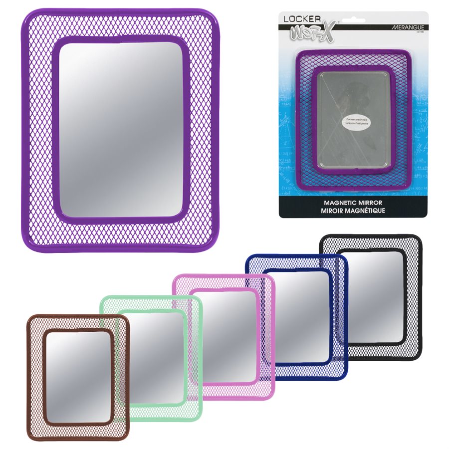 Miroir Magnétique Rectangulaire 5x7 Pouces, Miroir Magnétique